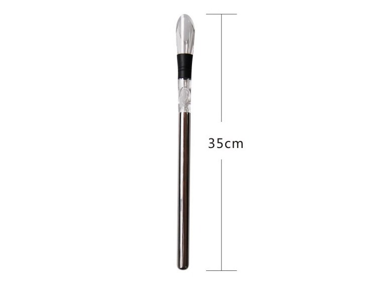 Stainless Steel Ice Wine Chiller Stick Wine Cooling Stick Cooler Beer Beverage Frozen Stick Quick-frozen Ice Cooler Bar Tool