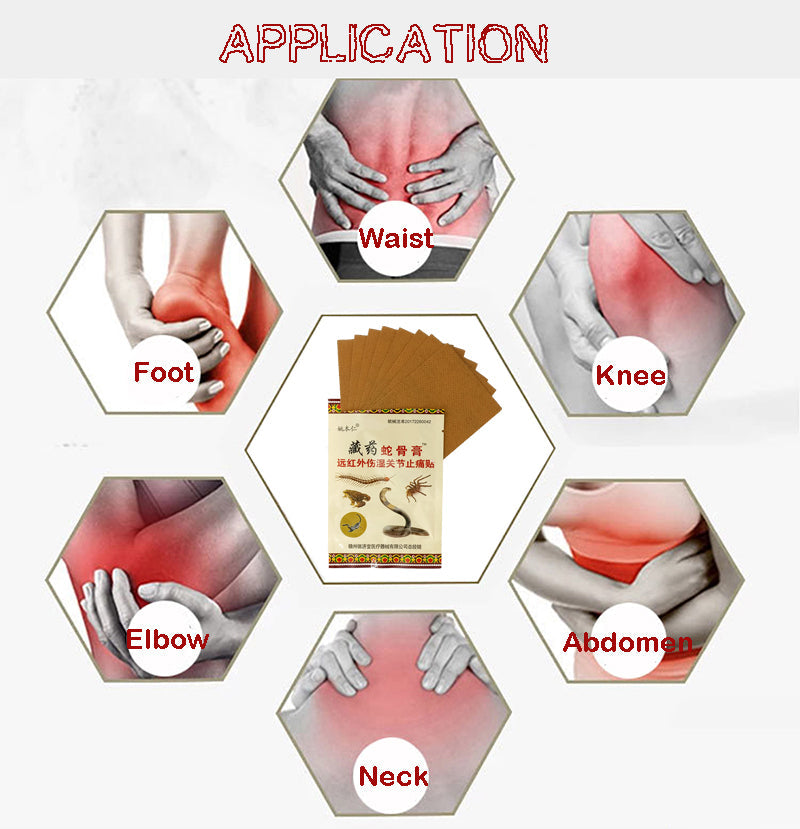 8pcs Super promotion Pain relief Tiger Balm Medical plaster plaster of joint pain Back Pain Body Massage