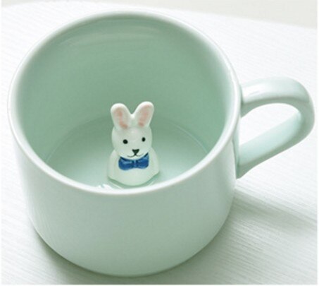 New Arrive Creative Cartoon Ceramic Mugs Cute Animal Coffee Milk Tea Cup 220ml Novelty Birthday Gifts Mugs