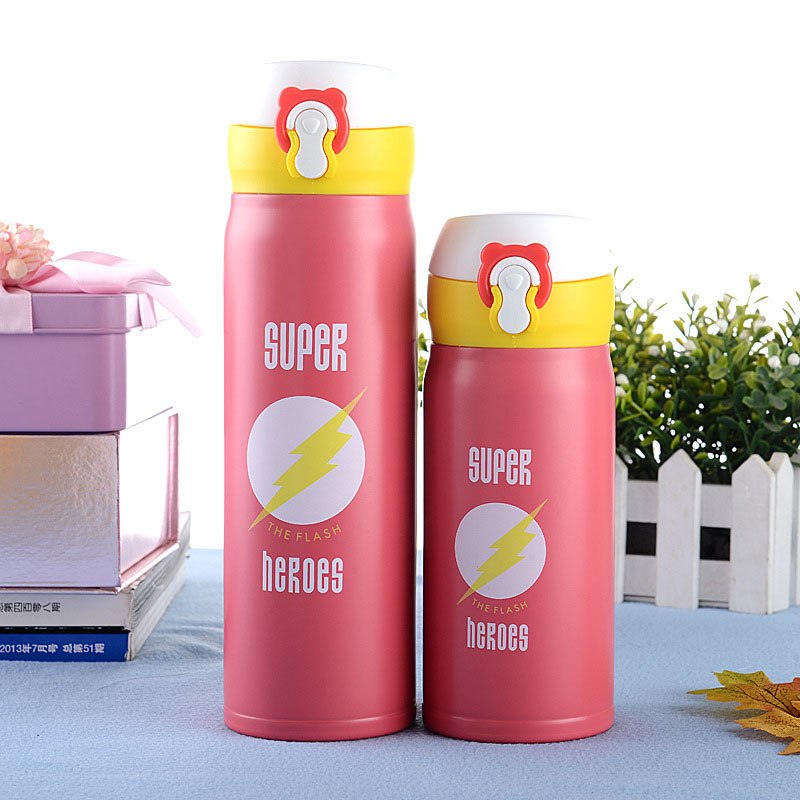 350ml 500ml Vacuum bottle Thermal Insulated Tumbler Travel Water bottle Lovely couple portable hot