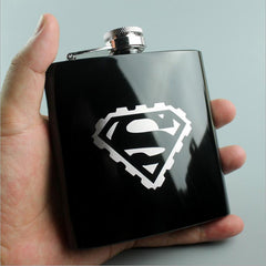 6oz 304 Stainless Steel Hip Flask Liquor Whisky Vodka Alcohol Drinkware Flasks Flagon Outdoor