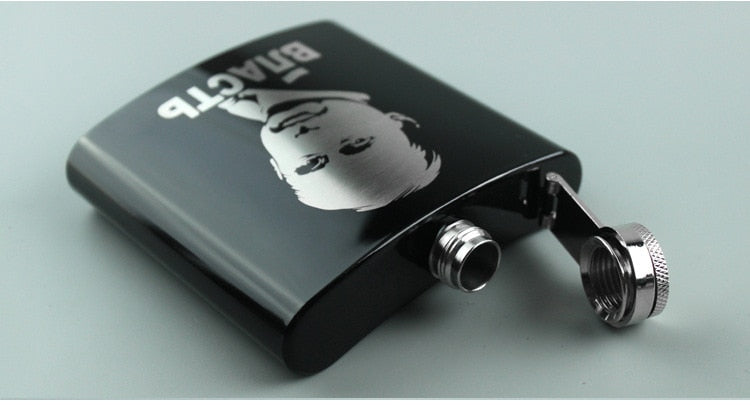 6oz 304 Stainless Steel Hip Flask Liquor Whisky Vodka Alcohol Drinkware Flasks Flagon Outdoor