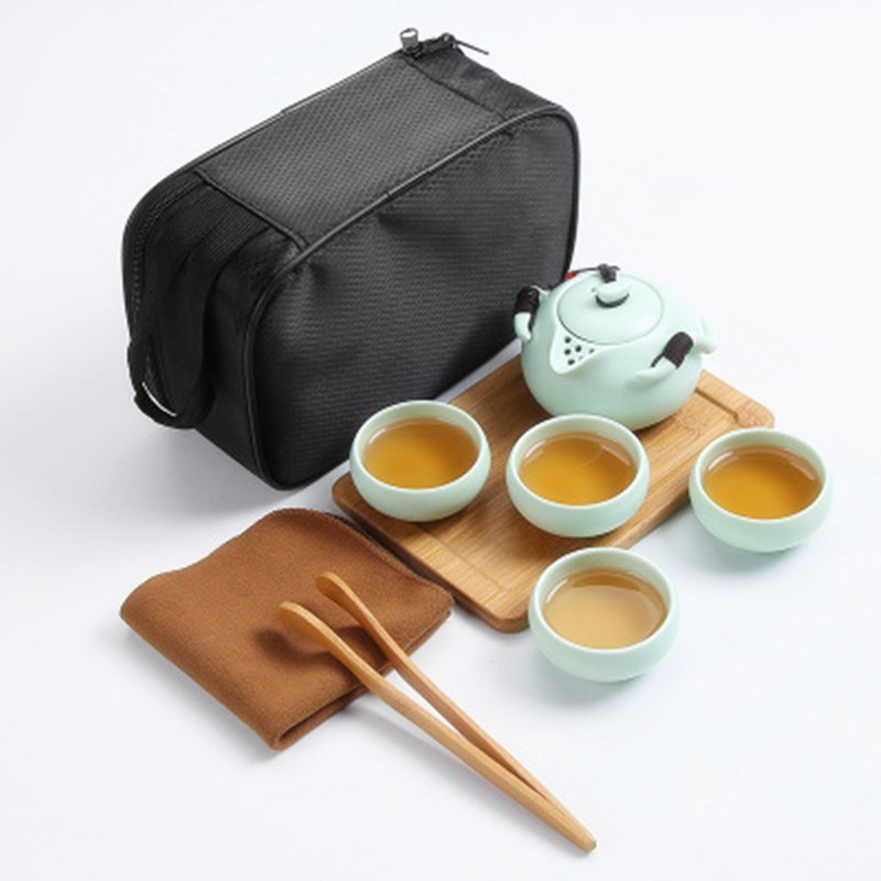 ceramic teapot kettle gaiwan tea cup for puer chinese tea pot portable tea set drinkware