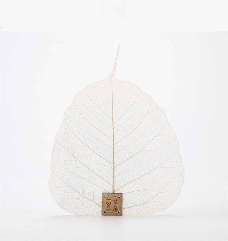 1pcs Pure Bodhi Leaf Tea Filter Creative Personality Bookmarks Adornment Metope Hollow Out The Leaves Personality Filter Q $