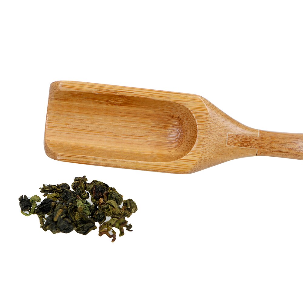 Natural Bamboo Tea Scoop Retro Style High Quality Delicate Spoon for Tea Honey Sauce Coffee Tea Leaves Chooser Holder