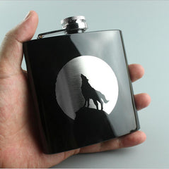 6oz 304 Stainless Steel Hip Flask Liquor Whisky Vodka Alcohol Drinkware Flasks Flagon Outdoor
