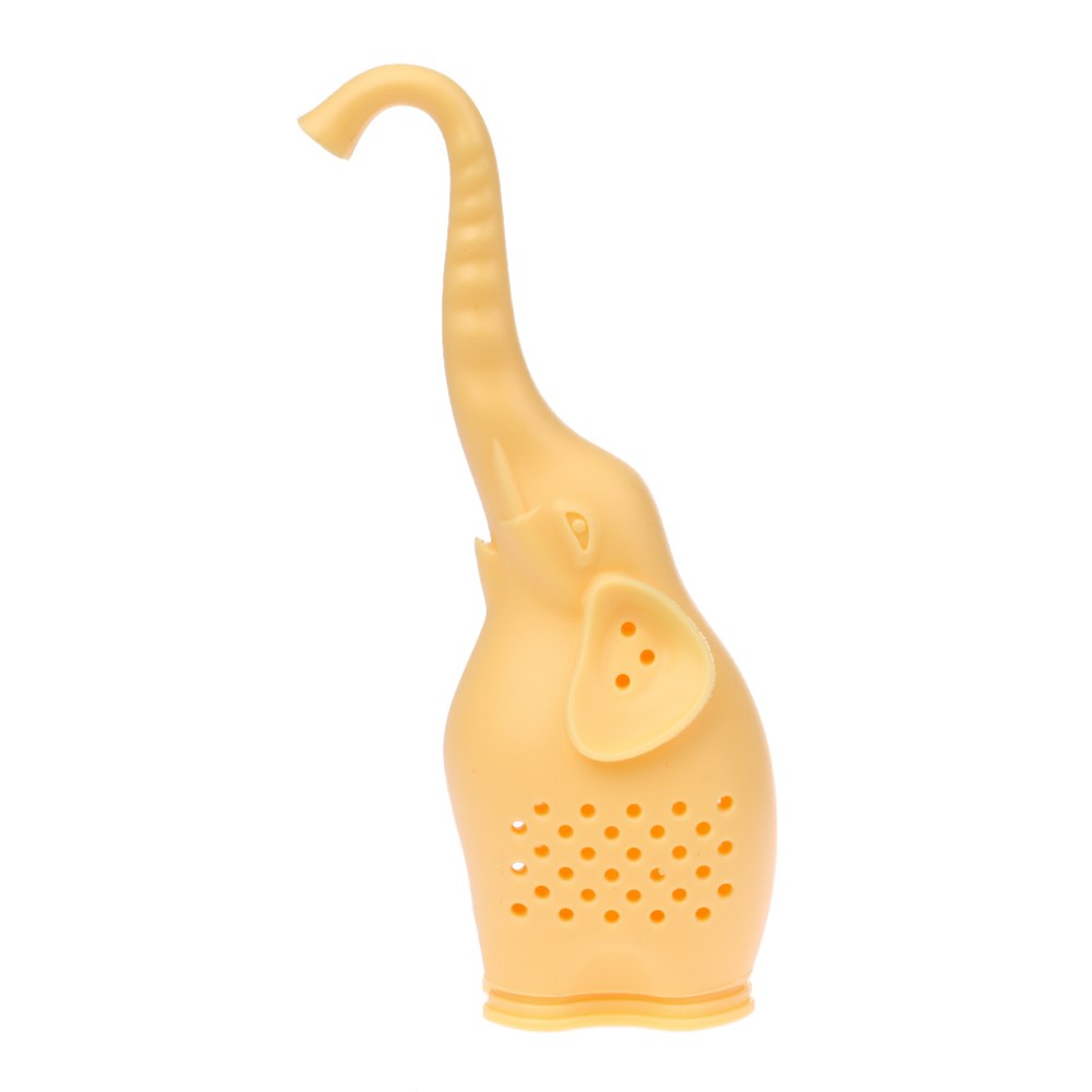 Teapot Cute Elephant Silicone Tea Infuser Filter Teapot for Tea & Coffee Drinkware Kitchen Accessories Drop shipping
