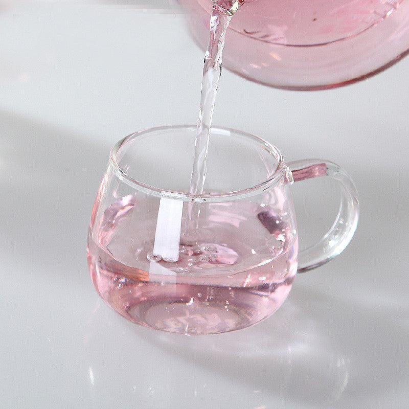 CJ259 Best Heat Resistant cup Tea Pot Flower Tea Set Puer kettle Coffee Teapot Convenient With Infuser Office Home Teacup