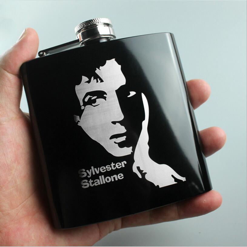 6oz 304 Stainless Steel Hip Flask Liquor Whisky Vodka Alcohol Drinkware Flasks Flagon Outdoor