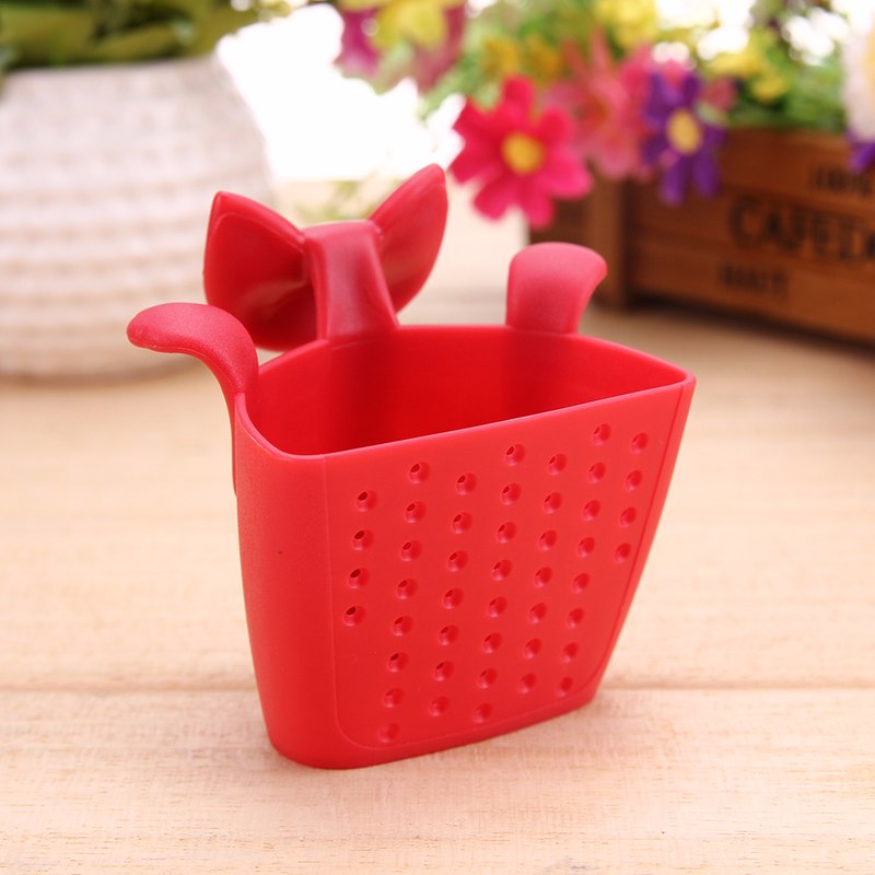 Coffee Tea Infuser Teapot Tea Strainer Cartoon Animal Kitten Plastic Teabags Filter Drinkware Coffee Tea Accessories