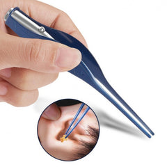 Ear Cleaner LED Flashlight Earpick Wax Removal Tweezer Luminous Kids Health Care