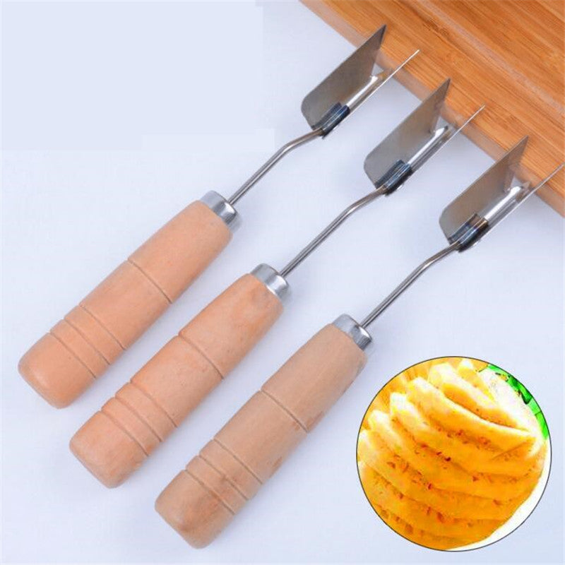 New Creative 1pcs Pineapple Slicer Stainless Steel Pineapple Eye Peeler Pineapple Seed Remover Knife Fruit Tools