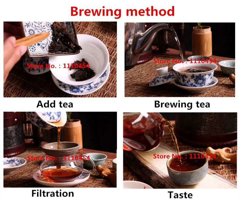 HelloYoungWholesale 250g Ripe PuEr Tea TREE High quality Yunnan Pu'er Puerh Tea