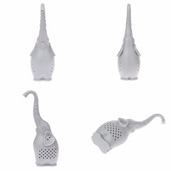 Teapot Cute Elephant Silicone Tea Infuser Filter Teapot for Tea & Coffee Drinkware Kitchen Accessories Drop shipping