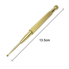 New Hot Ear Probe Brass Ear Acupuncture Point Massage Probe Health Care Tool Auricular Detection Pen Stick