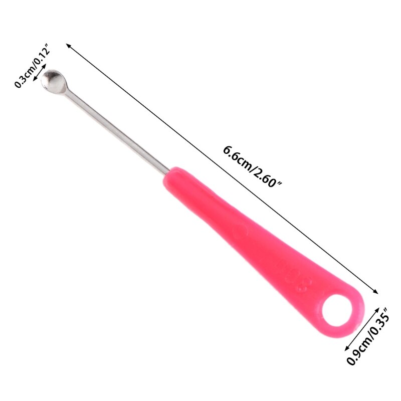 Earpick Spoon Tool Clean Ear Wax Curette Remover Health Care Colorful Gift Random color 20pcs