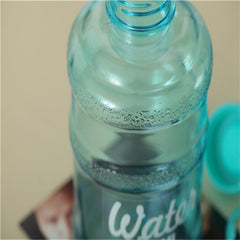 CJ031 Bottled Water bottle Plastic Portable 650ml Drinking Bottle Drinkware Readily bottle