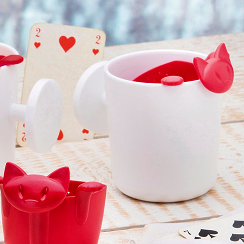 Coffee Tea Infuser Teapot Tea Strainer Cartoon Animal Kitten Plastic Teabags Filter Drinkware Coffee Tea Accessories