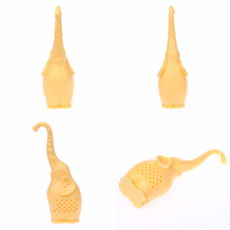 Teapot Cute Elephant Silicone Tea Infuser Filter Teapot for Tea & Coffee Drinkware Kitchen Accessories Drop shipping