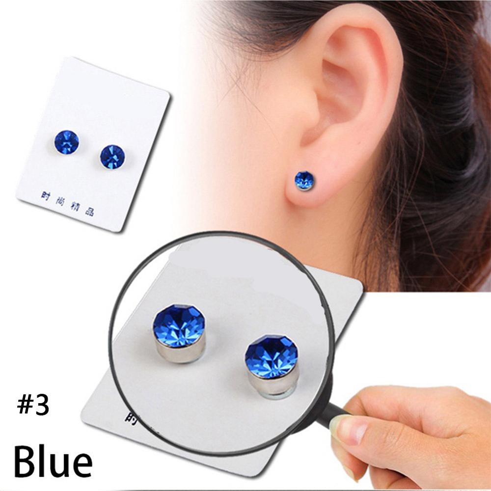 1 Pair Weight Loss Earrings Healthy Stimulating Acupoints Stud Magnetic Therapy Health Care Slimming Tool