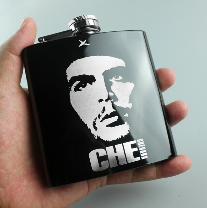 6oz 304 Stainless Steel Hip Flask Liquor Whisky Vodka Alcohol Drinkware Flasks Flagon Outdoor