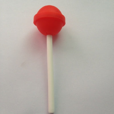 CJ155 Cute 1 pc Lollipop Shape Tea Infuser Silicone Puer Tea Strainer Loose-Leaf Spice Flower Herbal Tea Filter Funny Gift
