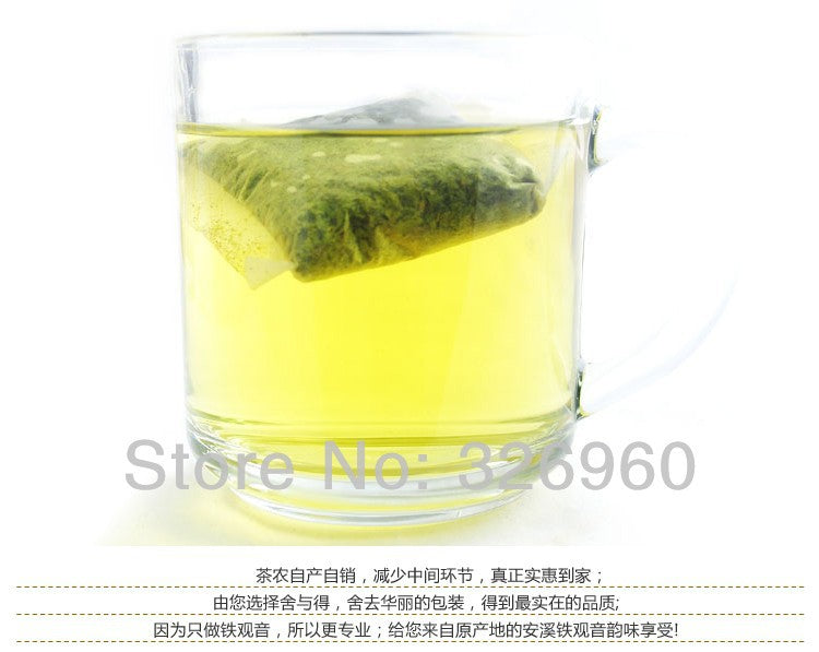 HelloYoung24 Bags Chinese Tieguanyin Tea Oolong Tea Black Tea Green Tea Puer Tea Herbal Tea New Tea