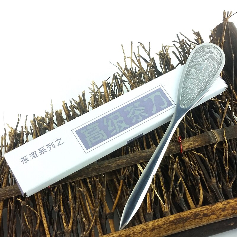 Tea Knife Stainless Steel Metal Insert Puerh Knifes Puer Tools Teas Knife For Kung Fu Teas Thickening Tea Knifes