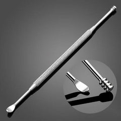 1 Pc Earpick Double-Ended Stainless Steel Spiral Ear Pick Spoon Ear Wax Removal Cleaning Tool Health Care Tool