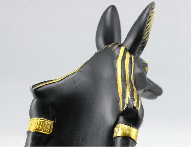 Resin Anubis God Wine Rack Best Wine Bottle Holder Animal Egyptian Dog God Wine Stand Accessories Home Bar Decor