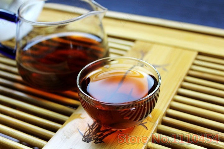 HelloYoung357g Classic Ripe Pu Er Tea Black Menghai Cooked Pu-erh Puer Red Slimming tea