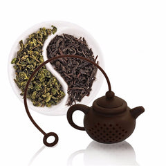 HELLOYOUNG  High quality New Creative Silicone Tea Bag tea pot shape tea Filter Infusers safe clean 1 pcs