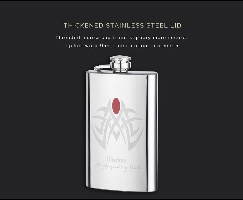 NEW 5 styles Creative Mirror drawing Stainless steel Flagon my Liquor Whisky Alcohol vodka Hip Flask Portable outdoor wine pot