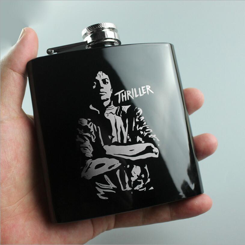 6oz 304 Stainless Steel Hip Flask Liquor Whisky Vodka Alcohol Drinkware Flasks Flagon Outdoor