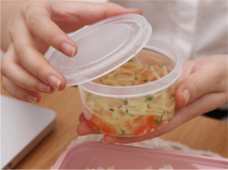 CJ011 Bento Box Tableware Suit Oven lunchbox Microwave Dinnerware Sets Food Container Large Meal Box Five plus a separation