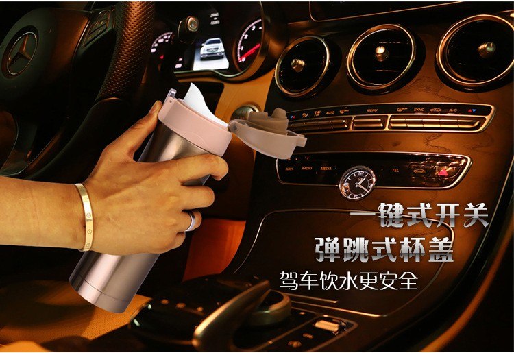 CJ016 Heat Insulating Bottle Bounce Bottle Automotive Stainless Steel bottle Drink Water Bottle Drinkware Outdoor Portable