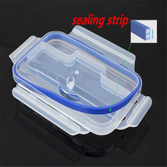 CJ030 Single Buckle Around LunchBox Can Microwaveoven LunchBox Tableware Single Plastic Bento LunchBoxes