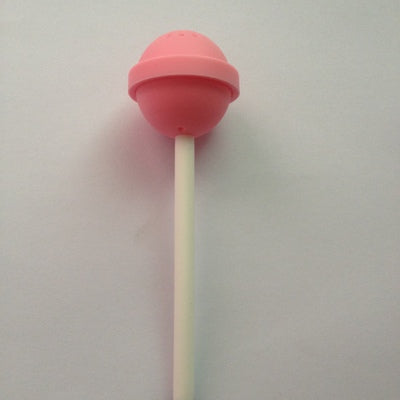 CJ155 Cute 1 pc Lollipop Shape Tea Infuser Silicone Puer Tea Strainer Loose-Leaf Spice Flower Herbal Tea Filter Funny Gift