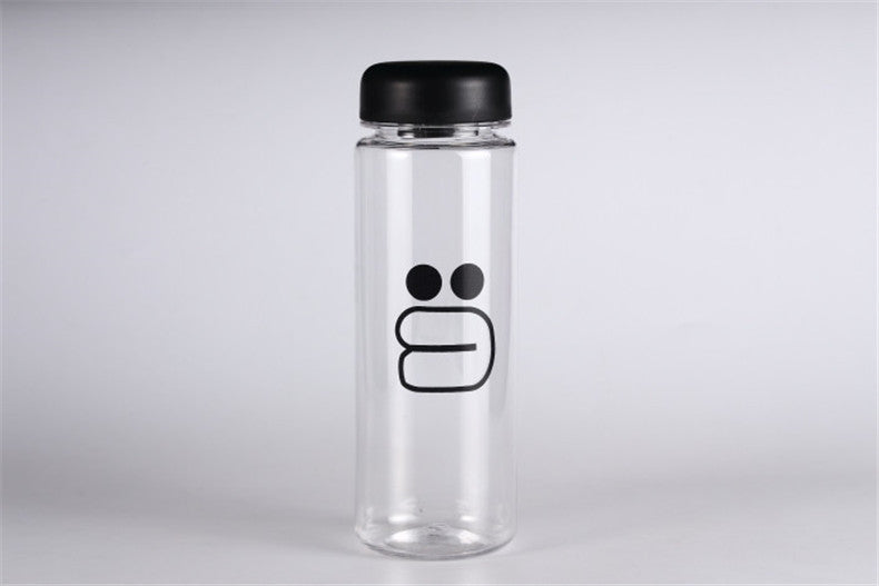 New Plastic Bottle For Water Sport 500ml Portable Kids Juice  Drinkware Outdoor Leak Proof Seal Gourde Climbing Water Bottles