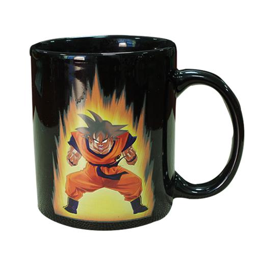 Dragon Ball Color Change Ceramic Mug Goku Cartoon Novelty Heat Reactive Coffee Cup Z Colored Changing Magic Cups