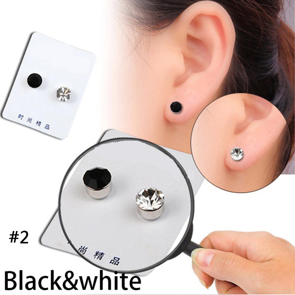 1 Pair Weight Loss Earrings Healthy Stimulating Acupoints Stud Magnetic Therapy Health Care Slimming Tool