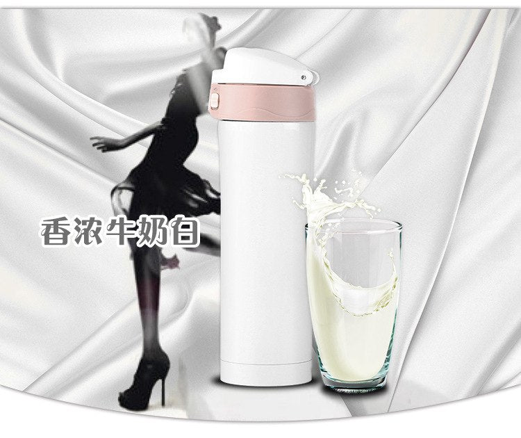 CJ016 Heat Insulating Bottle Bounce Bottle Automotive Stainless Steel bottle Drink Water Bottle Drinkware Outdoor Portable