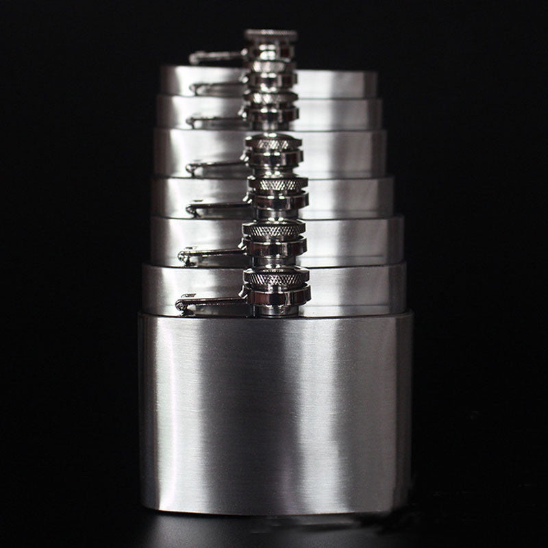 4 8 18 38 48 64 88 108 128 178 OZ Stainless Steel Hip Flask Liquor Whisky Portable Pocket Flasks Alcohol Bottle with Belt Case