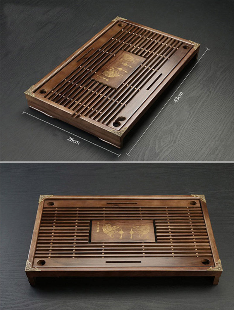Tea Tray High Quality 43cm*28cm*6cm Chinese Solid Tea Tray, Household Tea Board,Chahai /Tea table