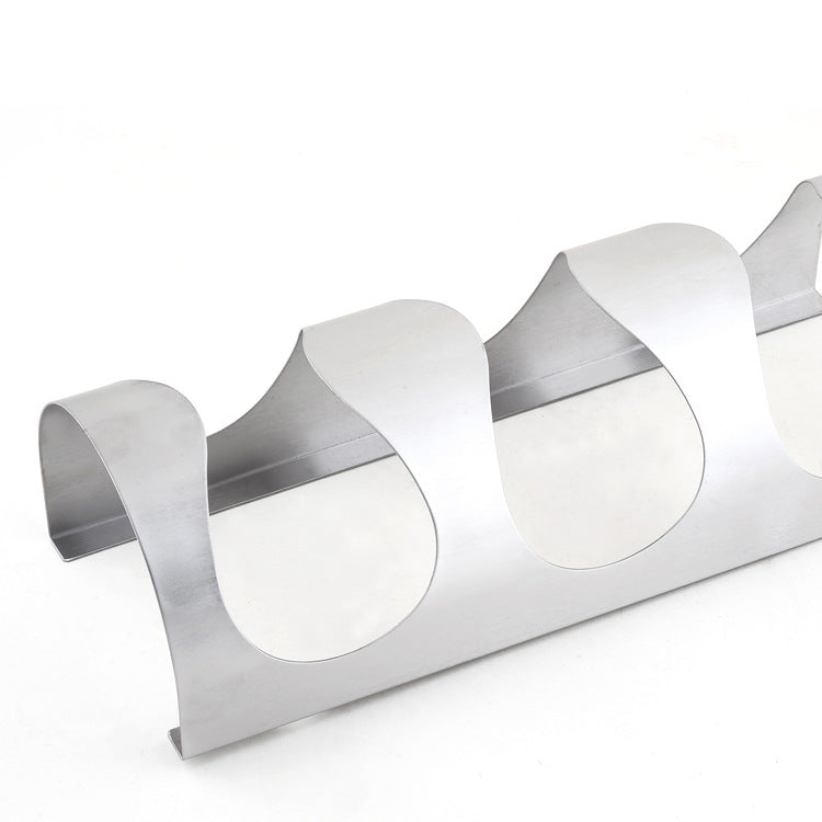 1PC 3 or 4 Hole Stainless Steel Wall Mounted Wine Holder Rack Household Wine Bottle Holder For Homeuse With Screws
