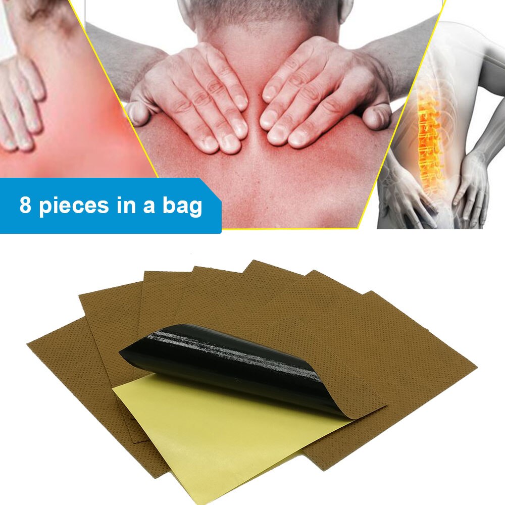 8PCS Tiger Balm Chinese Herbs Medical Plaster For Joint Pain Back Neck Curative Plaster knee pads for arthritis Curative