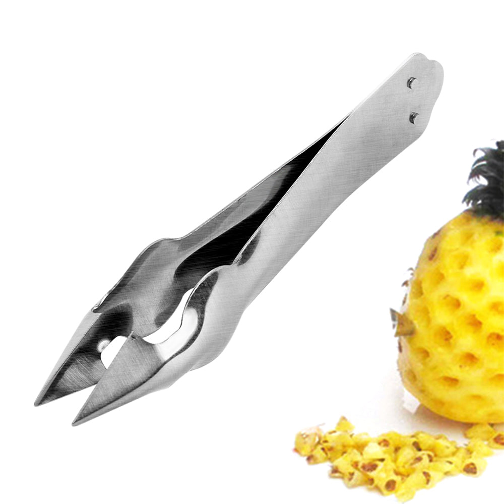 1PCS Stainless Steel Creative Pineapple Peeler Easy Pineapple Knife Cutter Corer Slicer Clip Fruit Salad Tools