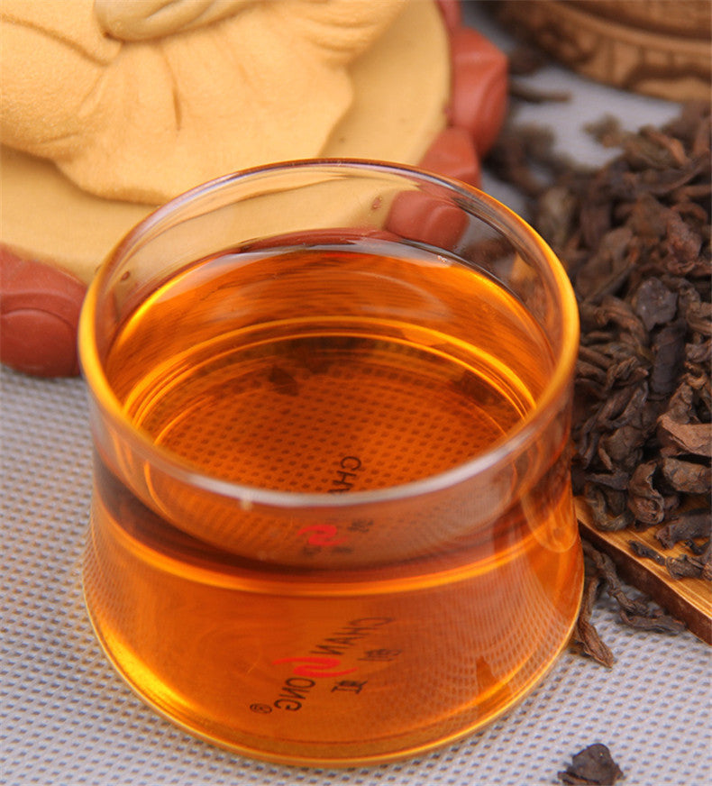HelloYoung100g China Puer Tea Ripe Pu Erh Black Tea Yunan Canned Green Food Beauty Red Tea