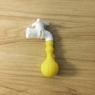 CJ162 Creative 1pc Silicone Water Tap Faucet Shape Tea Infuser Puer Tea Strainer Herbal Spice Filter Flower Tea Bag