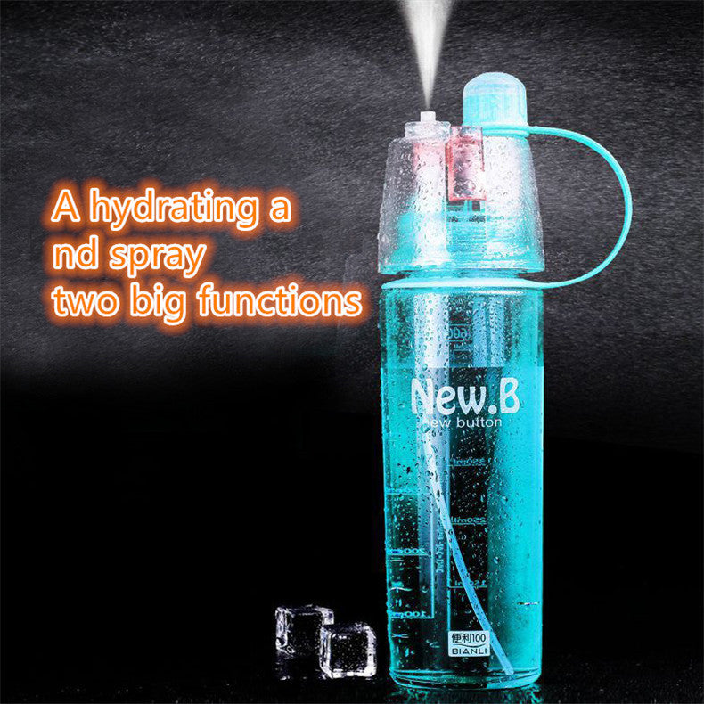 CJ129 Water bottle sport Spray bottle Cycling outdoor Moisturizing shaker Transparent Travel Plastic Water Camping Drinkware